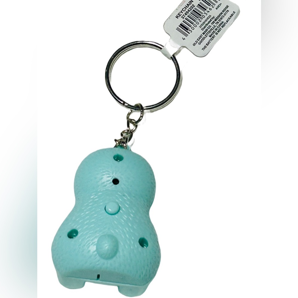 Happy Aqua color Sloth Led Light & Sound KeyChain NWT SUPER RARE FIND - Picture 3 of 5